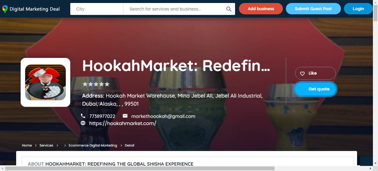 HookahMarket Profile